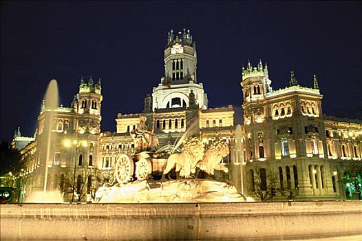 西贝列斯广场,马德里,西班牙