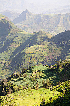 风景,北方,贡达,埃塞俄比亚