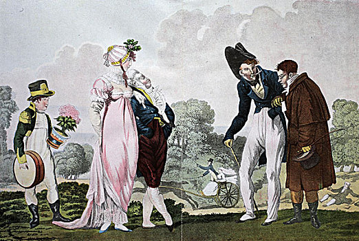 人,海德,公园,历史,法国,雕刻,18世纪