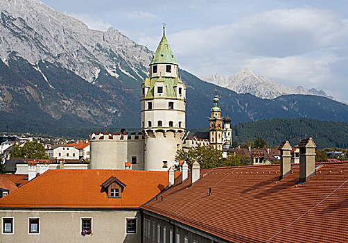 城堡,城镇,奥地利