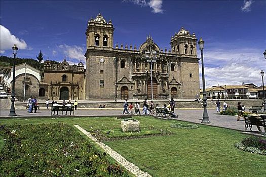 大教堂,阿玛斯,库斯科市,秘鲁