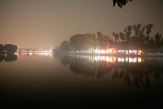 北京什刹海夜景