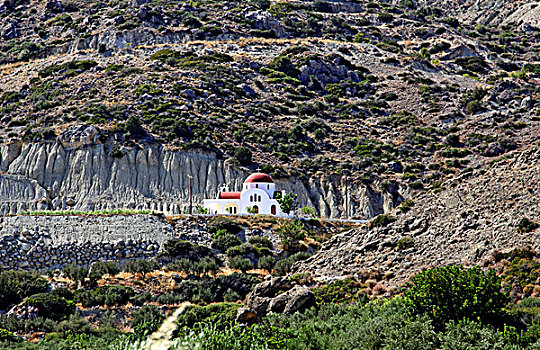 小教堂,靠近,克里特岛,希腊,欧洲