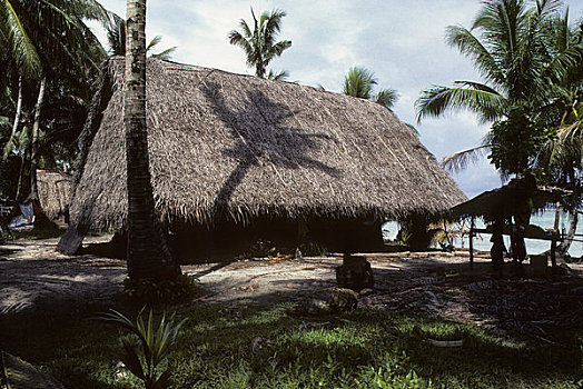 密克罗尼西亚,岛屿,传统,密克罗尼西亚群岛,船库