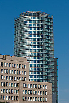 现代,高层建筑,建筑,自由广场,布拉迪斯拉瓦,斯洛伐克,欧洲