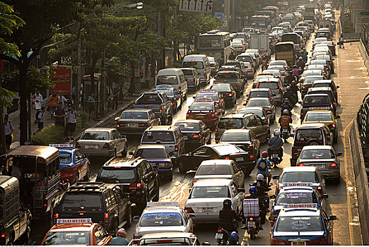 交通,曼谷,泰国