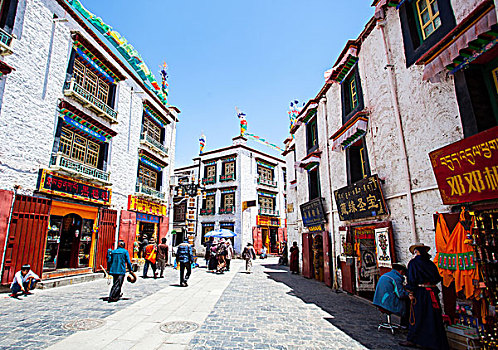 西藏拉萨八廓街
