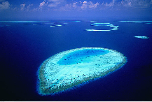 航拍,马尔代夫,印度洋