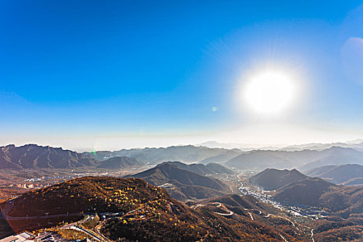 北京西山远眺