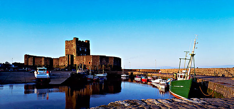 城堡,港口,安特里姆郡,爱尔兰