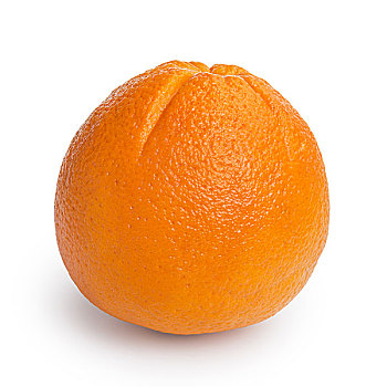 成熟,圆,橙色,隔绝,白色背景,背景