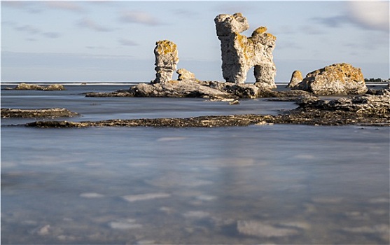海蚀柱,哥特兰岛,瑞典