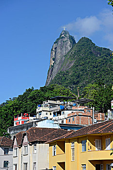耶稣山,耶稣,救世主,雕塑,里约热内卢,巴西,南美