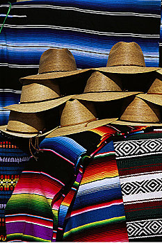 毯子,帽子,出售,卡波圣卢卡斯,墨西哥