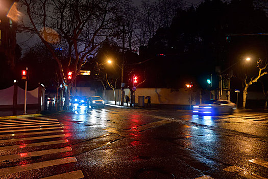 马路夜景