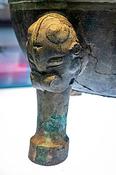 郑州博物馆,铜铭文小口鼎,岁星纪年的唯一实物