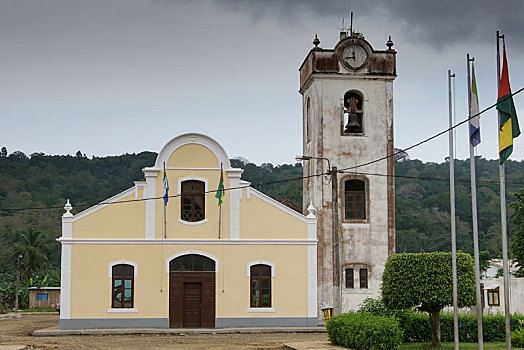 教堂,普林西比,岛屿,圣多美,非洲
