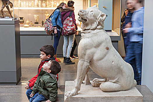 英格兰,伦敦,大英博物馆,猎犬