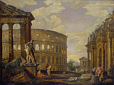 风景,遗址,古罗马