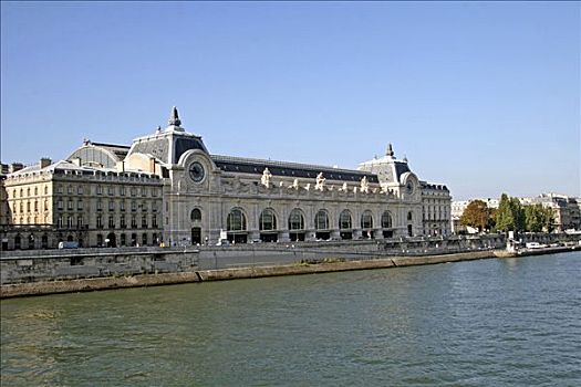奥塞美术馆,塞纳河,巴黎