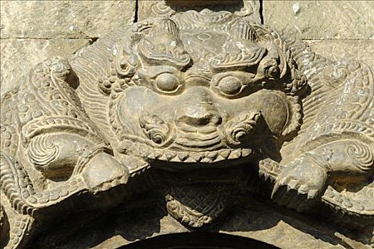 印度教,石刻,帕苏帕蒂纳特寺,加德满都,尼泊尔