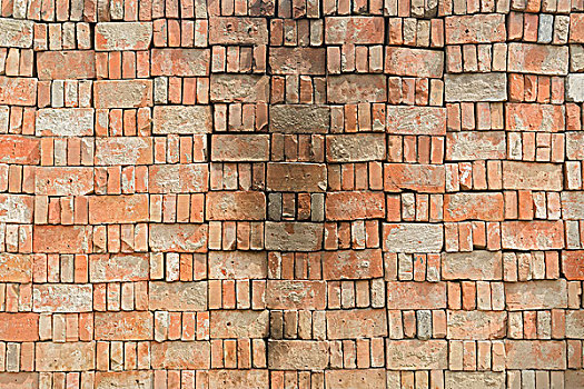 旧砖跺apileofusedbrick
