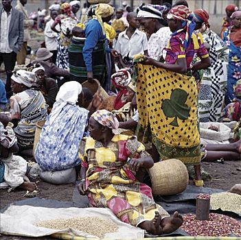 市场,蜂窝,活动,女人,销售,上方,乌干达
