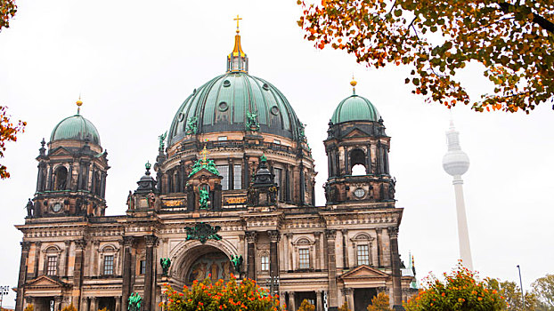 德国柏林,历史古迹柏林大教堂