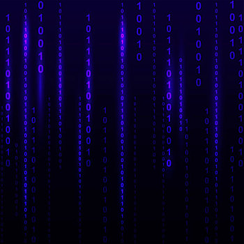 抽象,蓝色,科技,背景,二进制,电脑编码