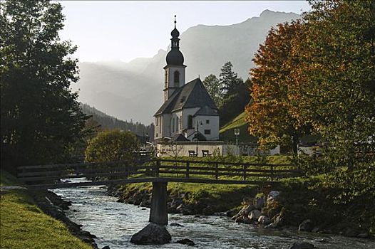 教堂,拉姆绍,上巴伐利亚,巴伐利亚,德国