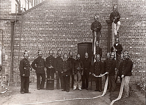 消防队,约克,约克郡,1896年,艺术家,未知