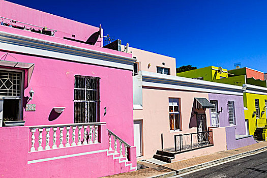 彩色,房子,开普敦,西海角,南非,非洲