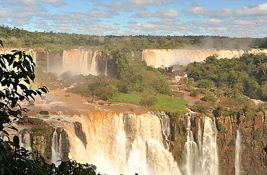 巴西伊瓜苏国家公园伊瓜苏瀑布