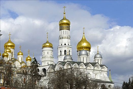 俄罗斯,教堂,领土,克里姆林宫,莫斯科