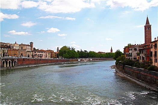 维罗纳,河,意大利