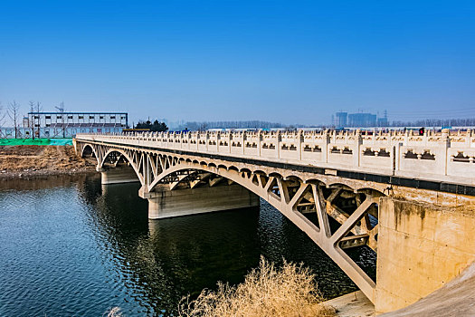 北京市通州区北大运河通惠河桥梁建筑
