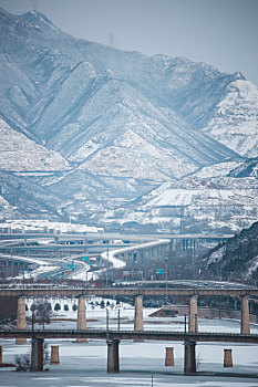 北京市门头沟区城子地区暴雪过后
