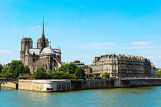 巴黎圣母院,教堂,世界遗产,巴黎,法国,欧洲