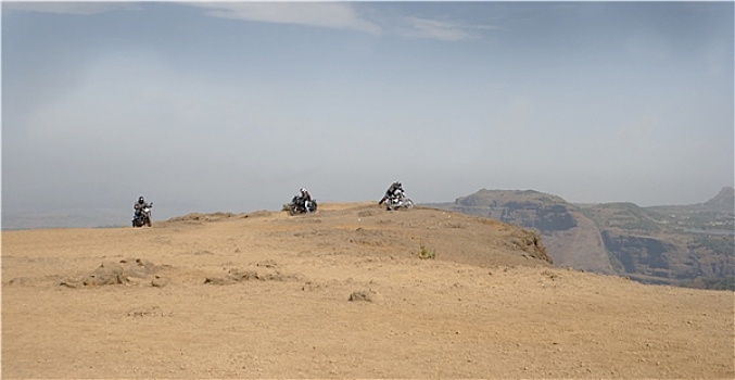 骑车,悬崖,边缘,印度
