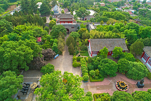 陕西西安临潼区鸿门宴遗址项王营景区