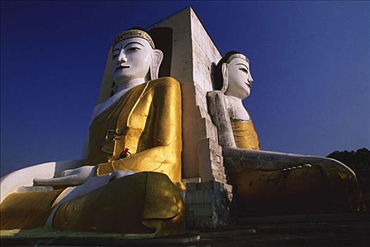 缅甸,巴格,佛像