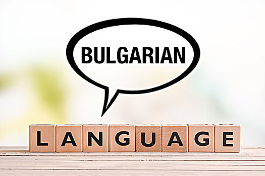 保加利亚,语言文字,授课,标识,立方体,桌子
