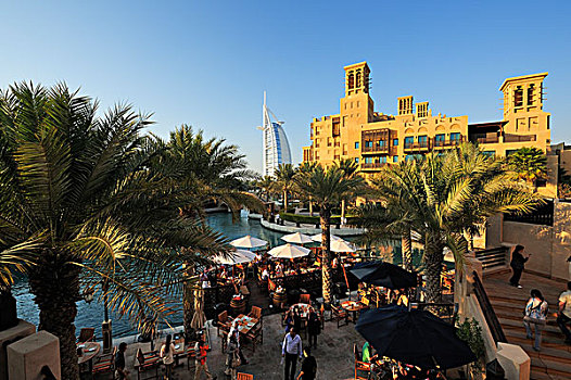 帆船酒店,酒店,风景,露天市场,迪拜,阿联酋,中东