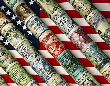 国际货币,美国国旗