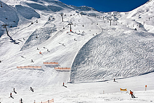滑雪区,提洛尔,奥地利,欧洲