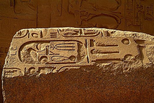 象形文字,石头,卡尔纳克神庙,埃及