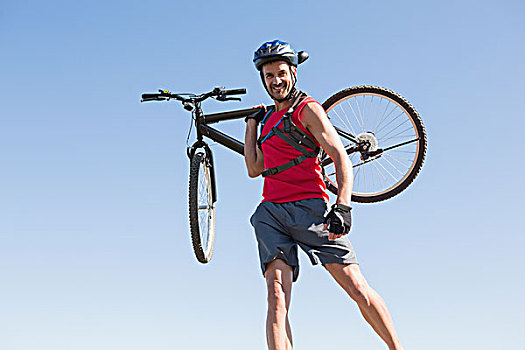 健身,骑车,自行车,岩石,地形