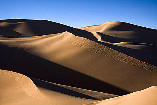 全景,沙丘,沙漠,撒哈拉沙漠,加达梅斯,利比亚