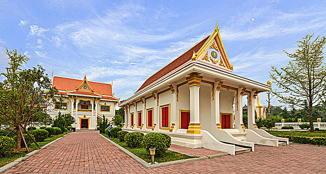 河南洛阳白马寺泰国园建筑景观