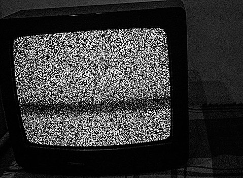 老,电视屏幕,信号,黑色,条纹